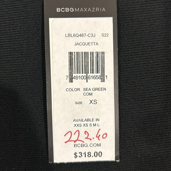 BCBGMaxAzria Women’s Jacquetta Knit Colorblock Bandage Mini Dress Size XS - Picture 12 of 12